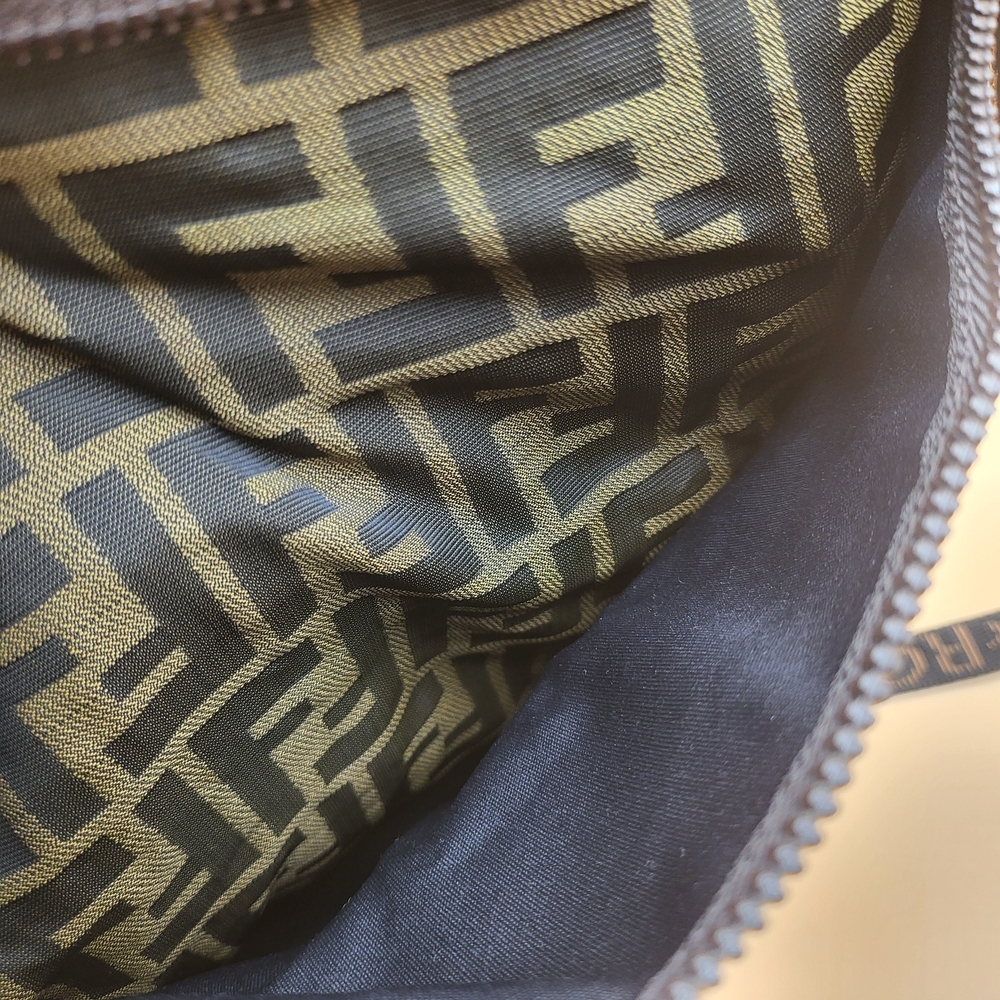 FENDI Zucca Canvas One Shoulder Crossbody Bag,, Authentic.!!! - Picture 7 of 16